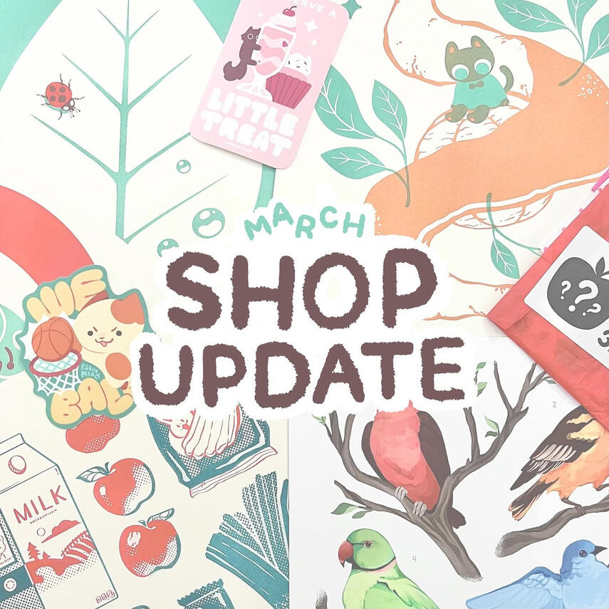 Shop update graphic