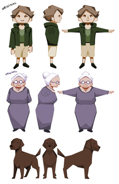 The Astronaut, The Grandma, and The Dog